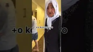 İlk defa robot süpürge gören yaşlı teyze