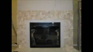 fireplace I built with a Classic Flame electric fireplace insert