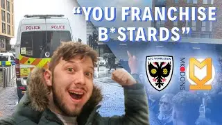 AFC WIMBLEDON VS MK DONS | 1-0 | LAST MINUTE LIMBS IN HOSTILE DERBY