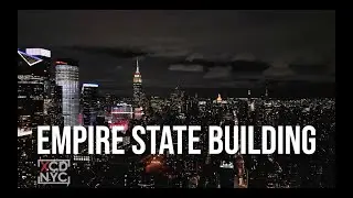 A Breathtaking Aerial View of the Empire State Building and Edge Observation Deck