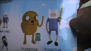 Adventure Time Finn in Jake Suit figure review