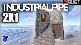 Industrial Pipe Bunker (2x1) - Rust 2023 Base Design