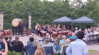 Drums by Kaminari ("Thunder") Taiko of Houston at Rothko Chapel (Menil) to mark the Summer Solstice