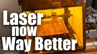 Laser Cutter from 3D Printer - Improving my Setup