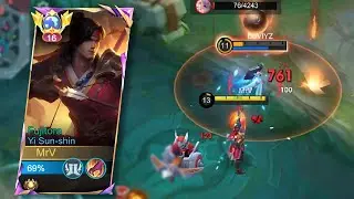 Revamped Yi Sun-Shin - Fujitora? 🧐 Mobile Legends