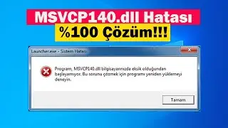 MSVCP140.dll Hatası | %100 Çözüm! | PUBG Lite ve Diğer Oyunlar!!!