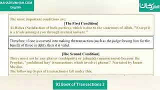 Fath al-Mu`īn Fī Taqrīb Manhaj al-Sālikīn - 92 Book of Transactions 2