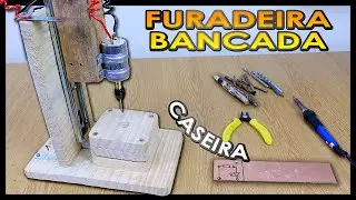 How to Make a Bench Drill (Support with DC Motor or Micro Grinder)