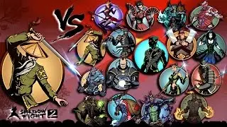 Shadow Fight 2 Hermit Vs All Bosses