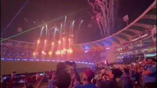 India’s Victorious Ekana Stadium Lucknow | Electrifying Lights, Fireworks, and Chak De India Chants!