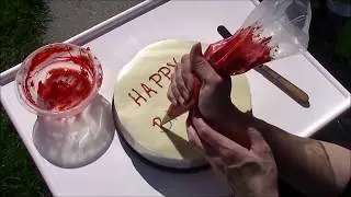 How To Write on Cakes. Tips and Tricks for Inscription pt2