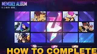 How to complete Memory album