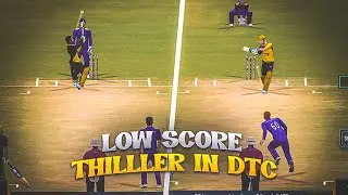 Low Score Thrill vs Ace Tier Player in DTC Mode 😱 Real Cricket 24 🏏