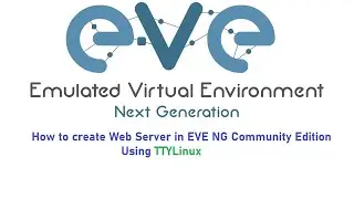 How to create Web Server in EVE NG Community for Lab