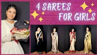 Saree Collections | 4 Type Saree | Teacher And Office Girl #themayavlog #maya #saree