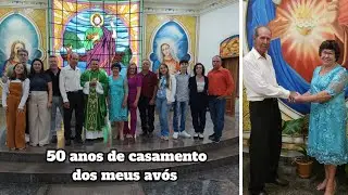 VLOG- CELEBRANDO 50 ANOS DE AMOR: AS BODAS DE OURO DOS MEUS AVÓS