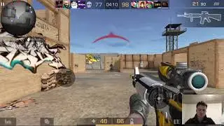 играю Standoff 2 карта Трейнинг аутсайд только снайперка игрок OneMillion