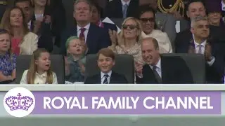 Royals Watch on as Platinum Jubilee Pageant Fills The Mall