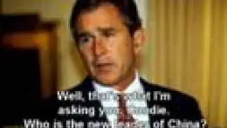 Showing How Dumb George Bush Really Is