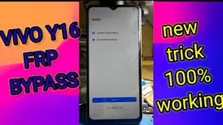 Vivo Y16 Frp Bypass (New Update 2023) Vivo Google Account Bypass Without pc 100% Done ✅