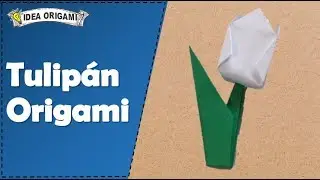 Como hacer un Tulipán muy bonito de papel🌷- IDEA ORIGAMI