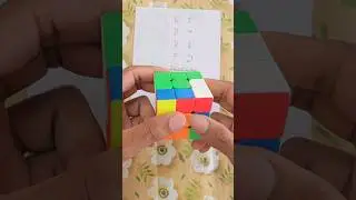 How to solve Rubik's cube amazing trick 👌 🎩✨️#Shorts #cube #ytshorts #trending