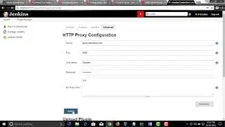 configuring proxy jenkins