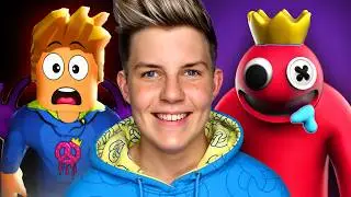 Can We Go NOOB to PRO to HACKER in RAINBOW FRIENDS?! Prezley