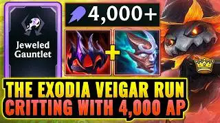 Hydrogεn Bơmb Veigar: 4000 AP + Jeweled Gauntlet Highroll Build | League Arena Gameplay