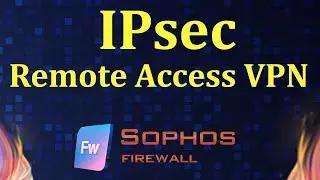 How to configure Ipsec vpn remote access in sophos firewall | msolved tech