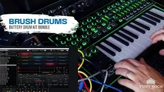 Brush Drums BATTERY Kit Bundle