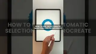 How to use the Automatic Selection tool in Procreate