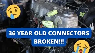 REMOVING THE WIRING HARNESS FROM A 22RE !!!!! 1986 4RUNNER RESTORATION PT.3