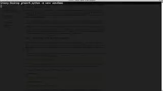 Setting up a Basic PyEnv Virtual Environment