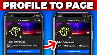 How To Convert A Facebook Profile To Page (2024) | Facebook Account To Page