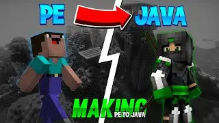 I CREATED MINECRAFT PE TO JAVA||Pe to java ||in one addon