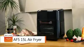 AF5 15L Air Fryer Digital LCD Display Hot Oven Cooker