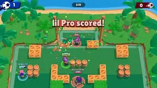 2 trick shots in one game (kinda) - Brawl Stars :)