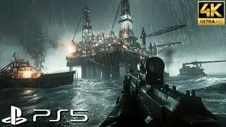 (PS5) The Oil Rig™ | Ultra Realistic Immersive Graphics Gameplay [4K 60FPS] Call of Duty