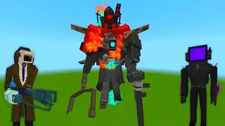 Skibidi Toilet v21.3 By TELUR MAN ADDON UPDATE In MINECRAFT PE