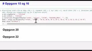 Polygon to Raster og Reclassify med Python i Notebook
