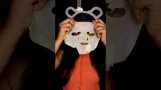 Diy Sheet Mask for Glowing Skin  #shorts