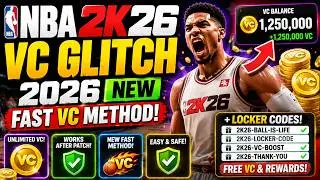 NBA 2K26 VC Glitch 2026 🔥 NEW Fast VC Method + Locker Codes