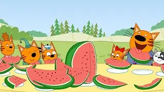 Три кота | Арбузный день | Серия 122 | Мультфильмы для детей