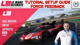 Le Mans Ultimate Tutorial - Force Feedback Settings for Direct Drive Wheels