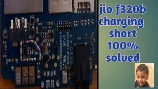 Jio f320b charging ic short problem 