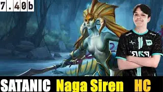 🤯SATANIC[NAGA SIREN ] HC 7.40b- DOTA 2 HIGHEST MMR MATCH