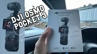 DJI OSMO POCKET 3 CREATOR COMBO UNBOXING
