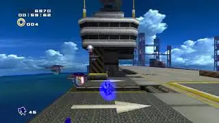 SA2B Metal Harbor Mission 1 - Get to the Goal Ring - No Upgrades (A-Rank)