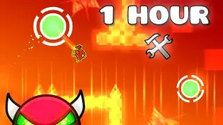 Making a FULL Geometry Dash LEVEL in 1 HOUR